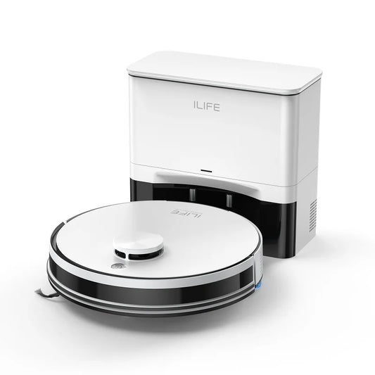 A30 Pro 5000Pa Suction Power, Combined Robot Vacuum Cleaner and Mop Cleaning Function, Automatic Dust Empty, 60 Days Capacity, Support App/Remote Control, 180 Minutes Operation Time